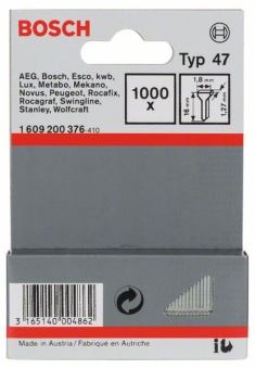 Гвоздь, тип 47 1,8 x 1,27 x 16 mm 1609200376